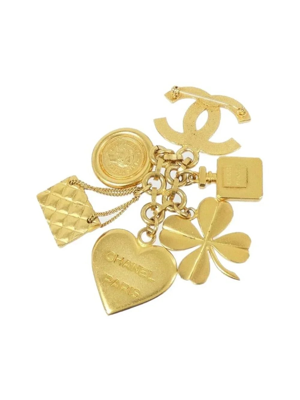 Chanel Vintage Brooch Gold